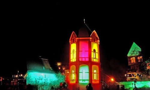 Juliusturm angeleuchtet Stadtfest 2013