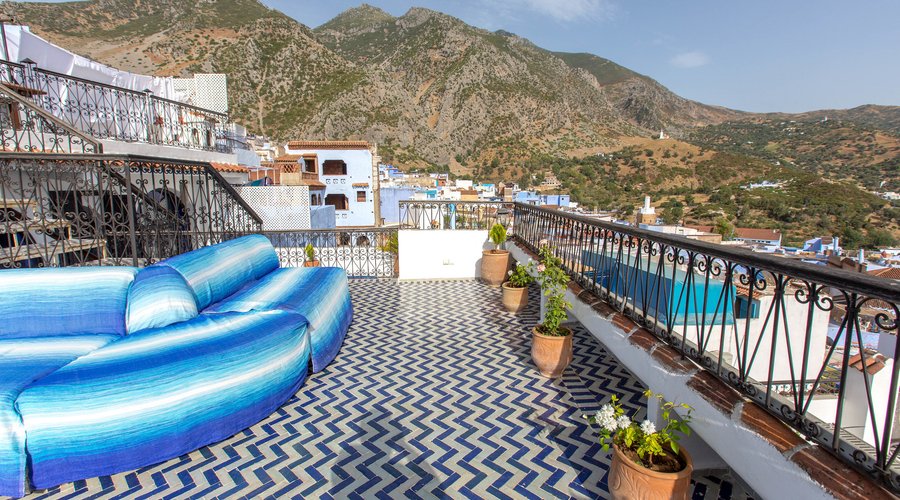 Terrace (PRE-RENOVATION) at the Lina Ryad & Spa
