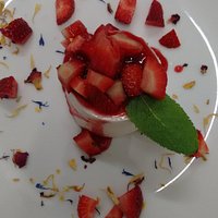 panna cotta alle fragole della Lucia