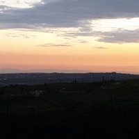 Vista dalla chiesa...