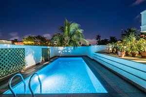 Tissa's Inn in Kochi (Cochin), image may contain: Hotel, Resort, Pool, Swimming Pool