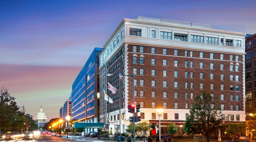 Hotel Exterior View with Capitol