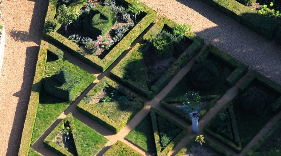 Chateau de Ballon - Details of the Enclosed Garden