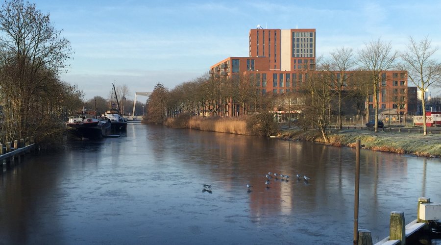 Uitzicht terrasje van kamer Boot&Buitenkijken