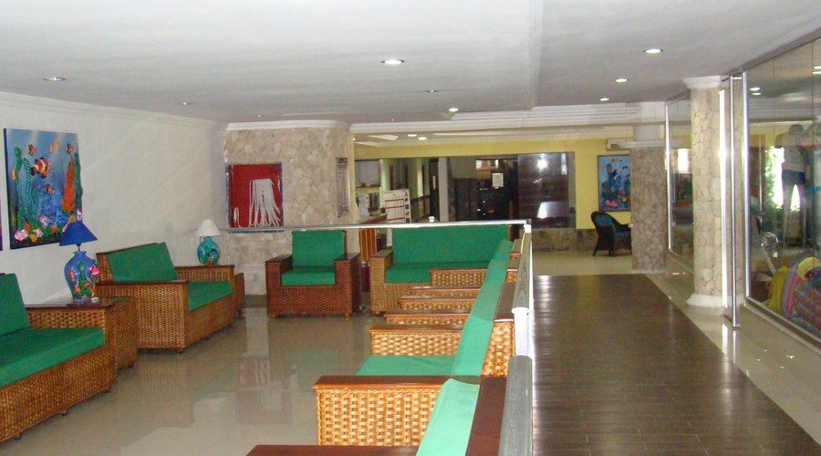 area del lobby del hotel