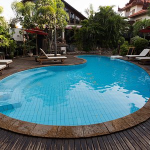 The Pool at the Hotel by the Red Canal, Mandalay