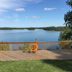 View of Turtle Lake from the lodge
