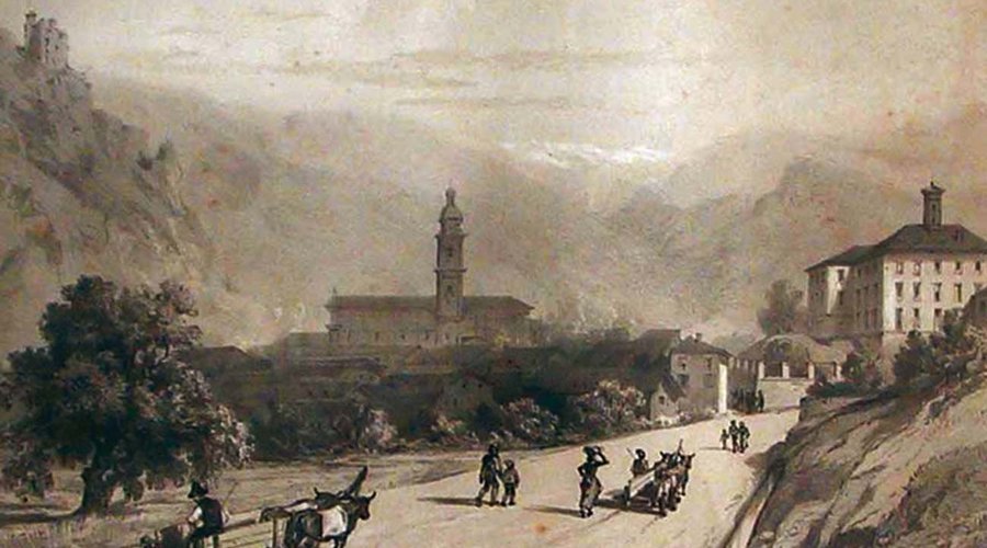 Chiusa di Pesio nel mille Ottocento circa