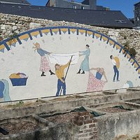 Adorable jardin en coeur de ville de honfleur