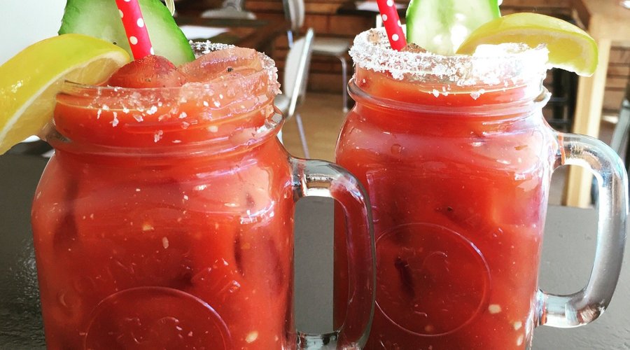 Bloody Mary's!!! Come in for a quick 'pick me up' 🍹👊🍅