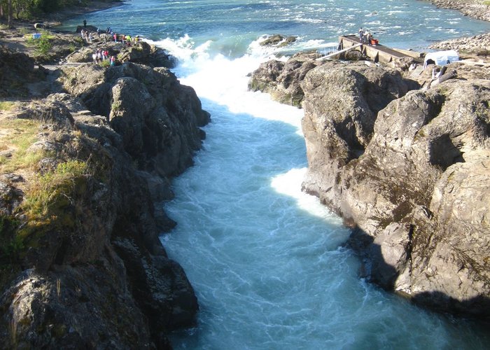 The gorge of the Bulkley River.