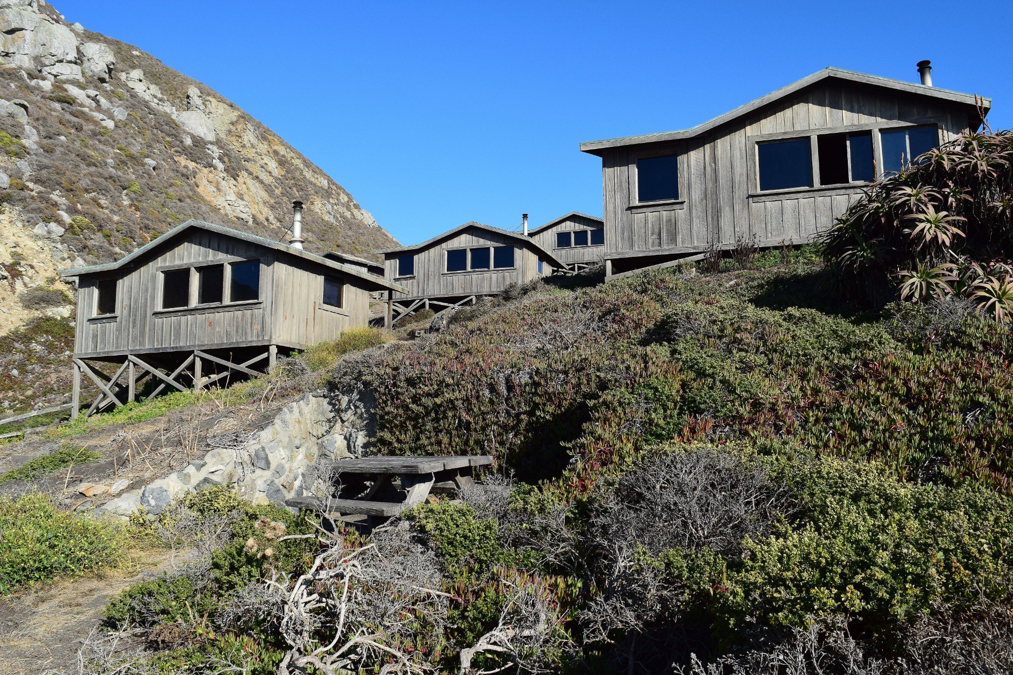 Steep shop ravine camping