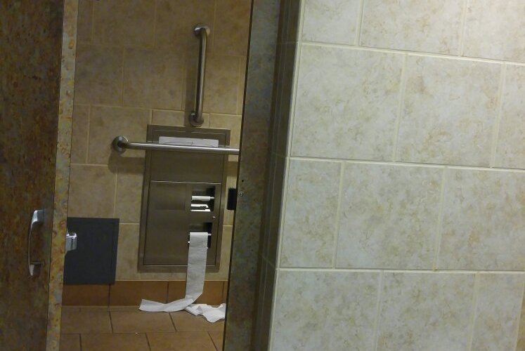Bathroom on Sunday night after 7pm movie 😫