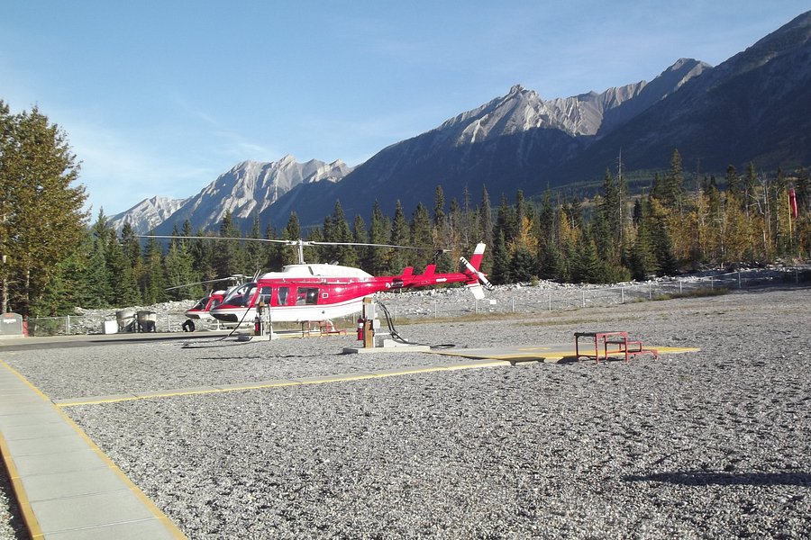 helicopter tours near canmore