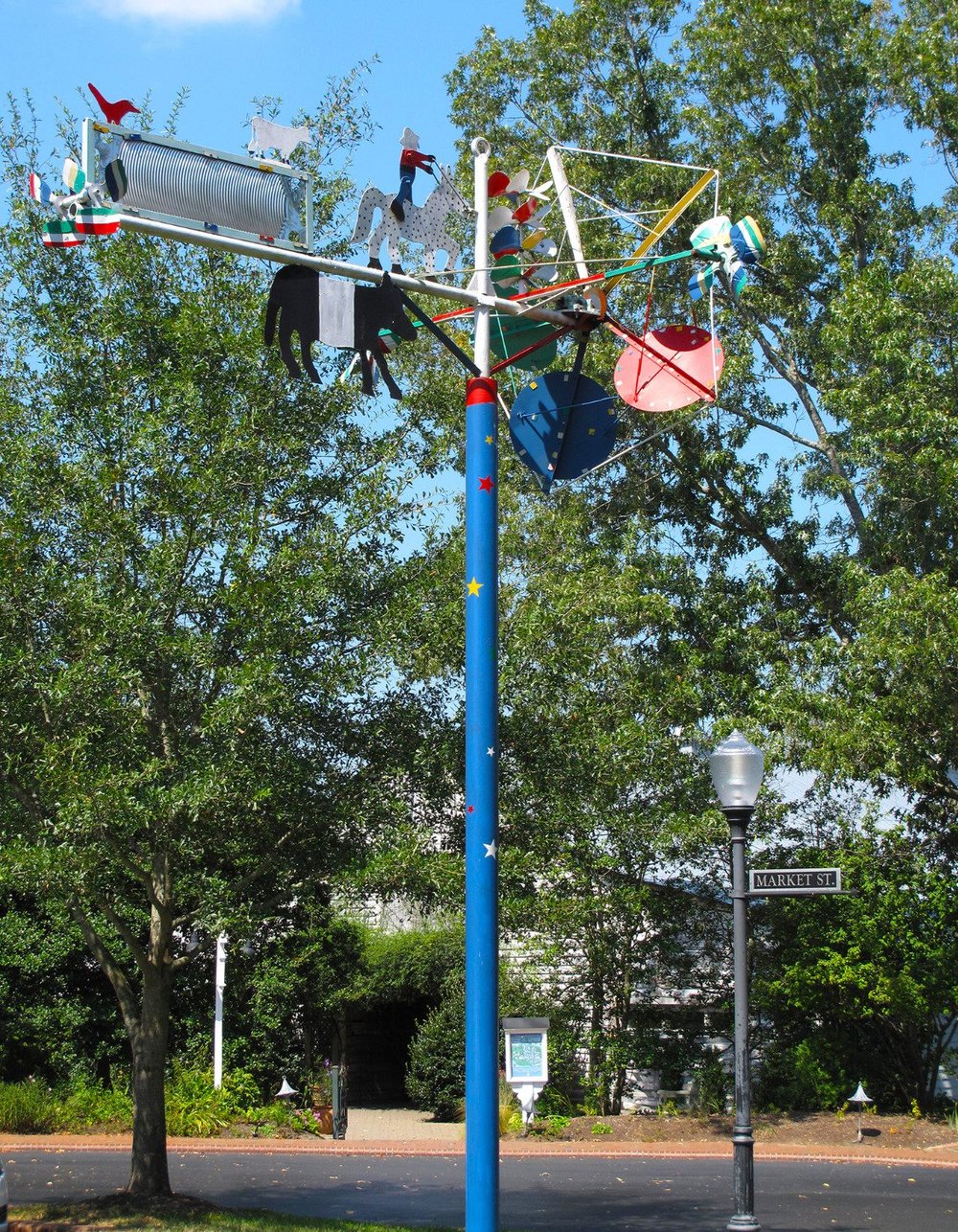 Fearrington Village Metal Sculptures are All Around the Property