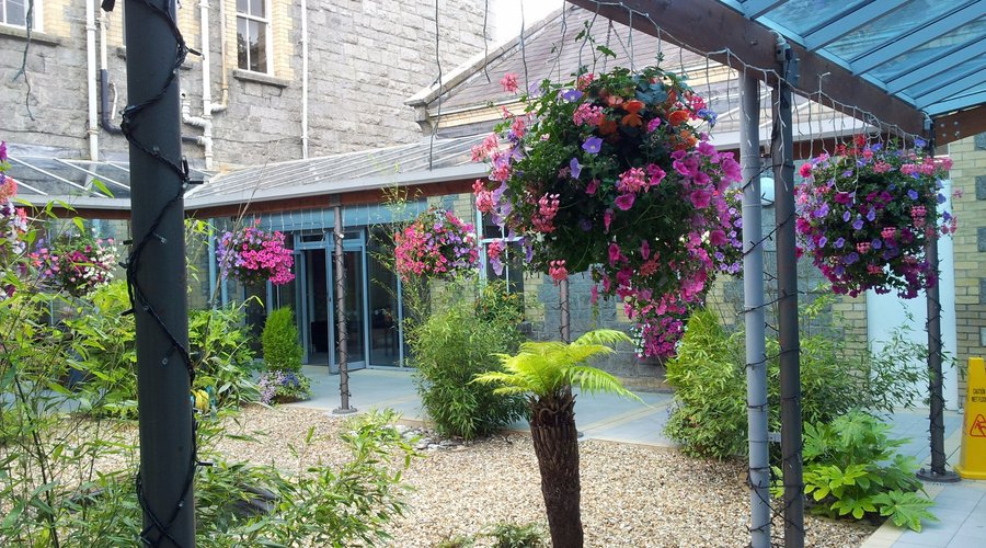Entrance courtyard to Centre.