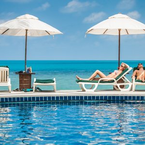 Nora Beach Resort and Spa in Chaweng, image may contain: Hotel, Resort, Pool, Summer