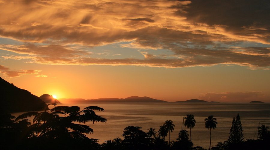 Sunset from Agape in December