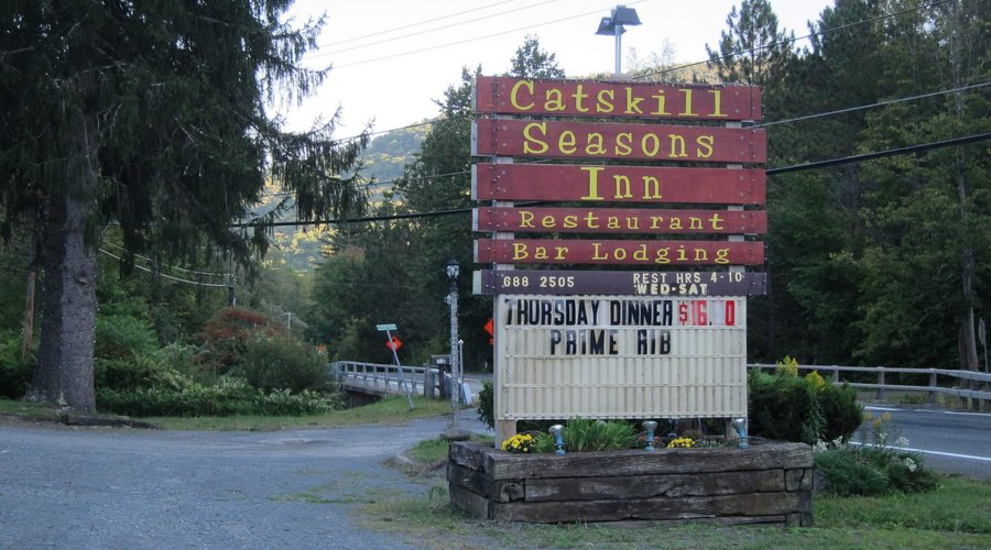 Roadside sign