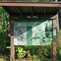 Info station at both ends of trail(s)