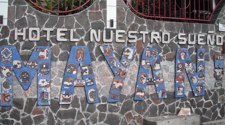 Sign outside the hotel and Cessi's restaurant.
