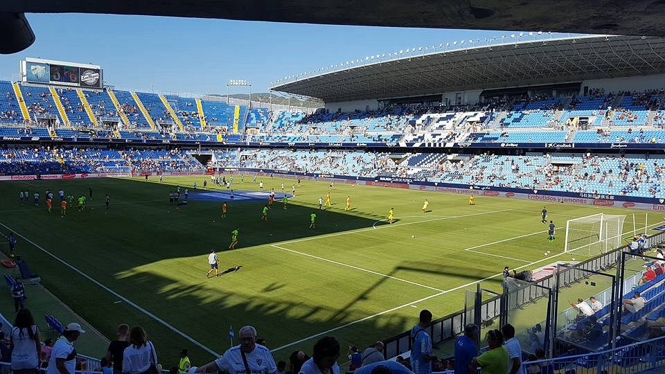 La Rosaleda, on top form, Málaga CF
