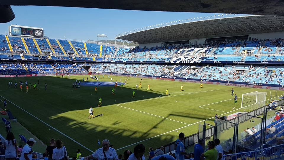 La Rosaleda, on top form, Málaga CF