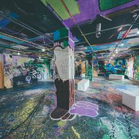 Dozens of street artists, graffiti writers and painters are singed in the gallery.