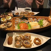 Essa é a sequência livre, mas ainda tem temaki e o missoshiro se você pedir.