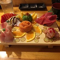 Chefs choice sashimi. True artists in food