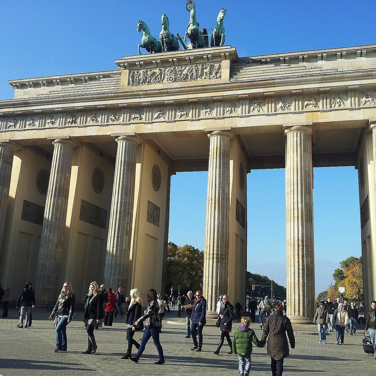 Триумфальная арка Бранденбургские ворота