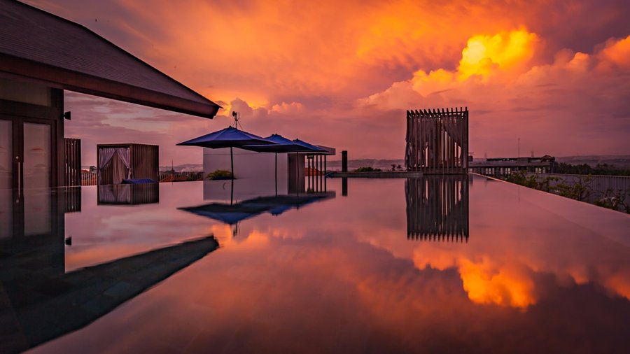 Sunset Rooftop Pool