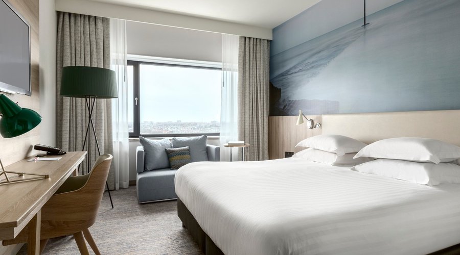 Our Superior Rooms offer a king size bed and amazing views over the North Sea coast or city skyl