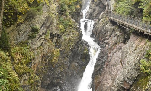 Falls through the gorge