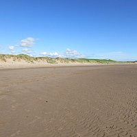 nice dunes backing the beach up