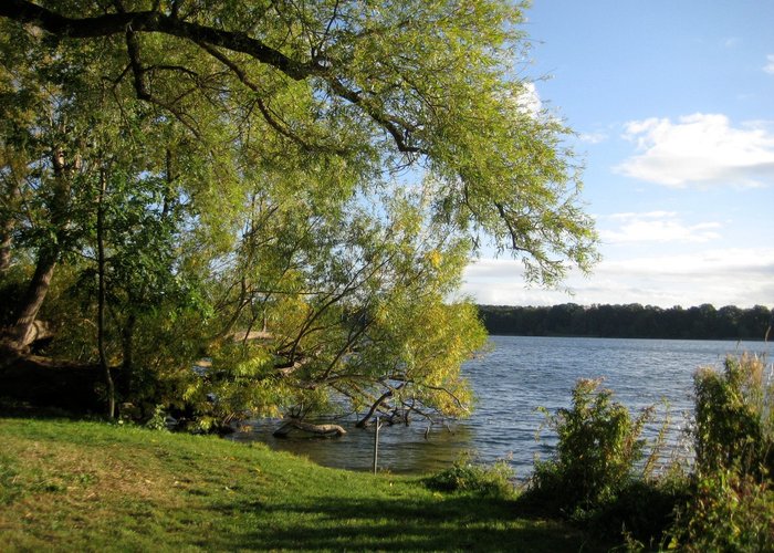 Schöner Ausblick auf den See