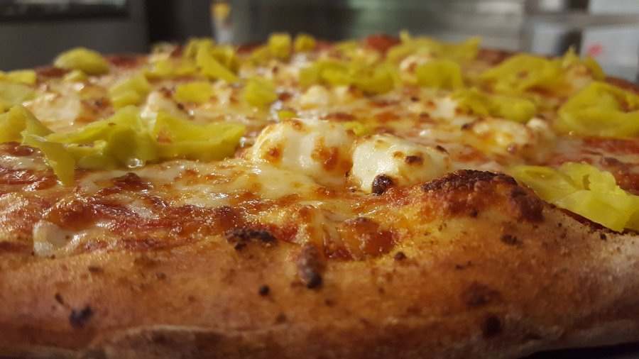 Our famous Pepperoni Cream Cheese Pizza