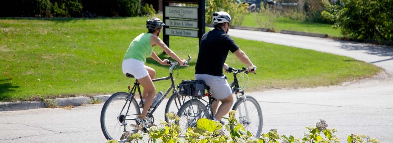 Trail cycling in Lakefield