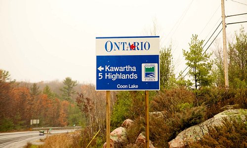 Kawartha Highlands Provincial Park Sign