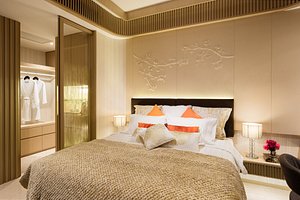 Burlington Hotel in Hong Kong, image may contain: Cushion, Home Decor, Interior Design, Furniture