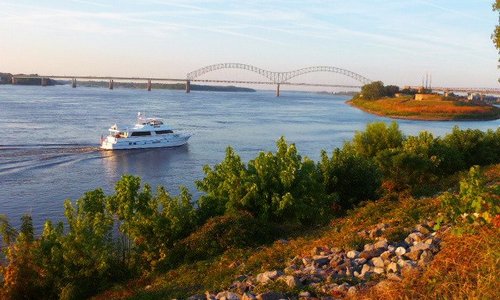 Mississippi River - Beginn der Beale Street