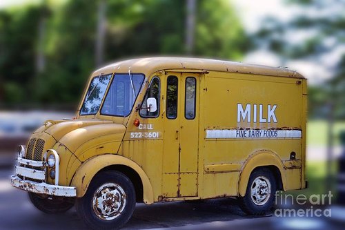 Metal Sign Milk Trucks and Disease Vintage Look Reproduction 
