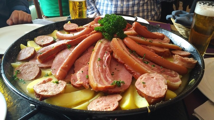 Même la typique Choucroute est a déguster avec plaisir, bravo au chef.