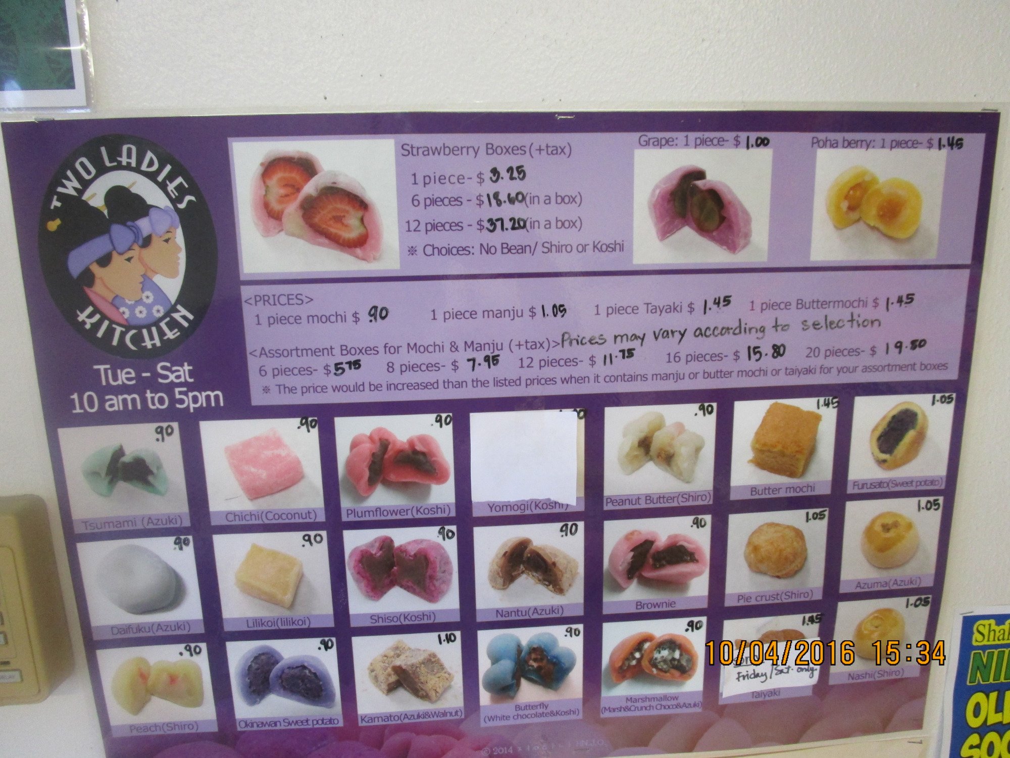 two ladies kitchen hilo mochi menu and prices        
        <figure class=