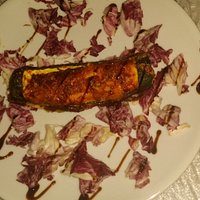 Zucchina ripiena di patate