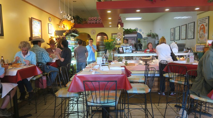 Inside the restaurant
