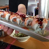 Spezial-Kreation des Sushi-Profis! Einfach herrlich!