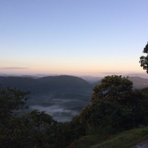 Early morning view from the balcony