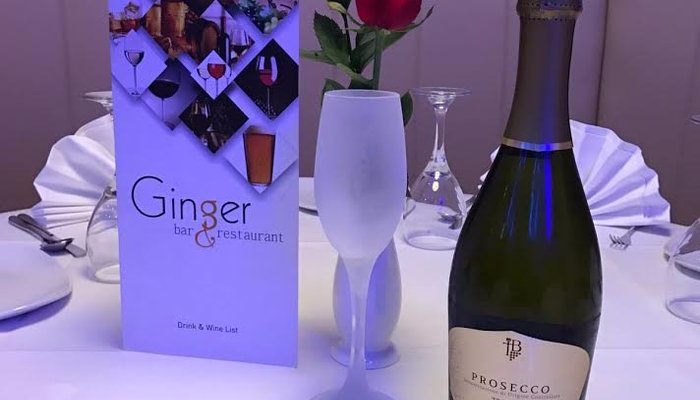 Prosecco With frosted Glass