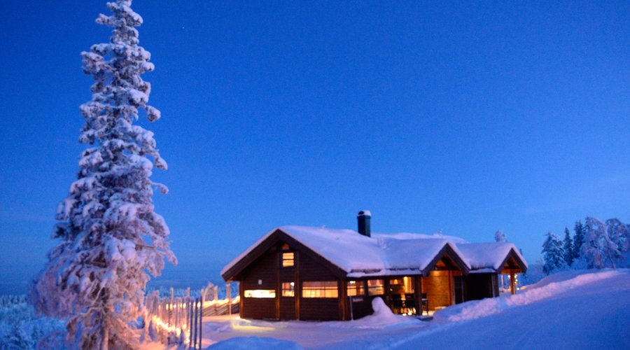 Utsikt fra hytten Blåbergi